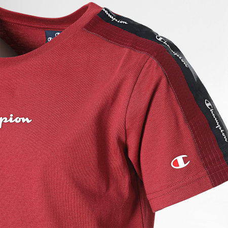 Champion - Camiseta de rayas para niños 306551 Burdeos