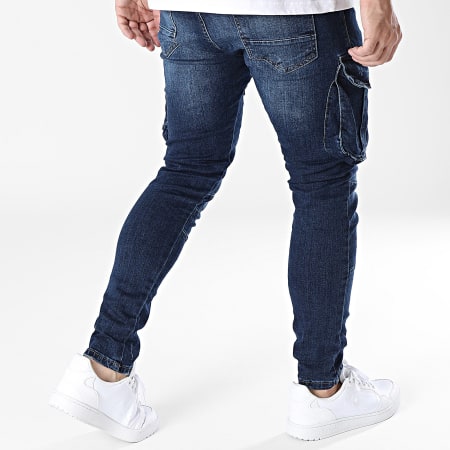 Classic Series Jean Cargo Skinny Bleu Brut LaBoutiqueOfficielle com