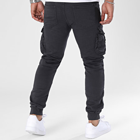 KZR - Pantaloni cargo grigio antracite