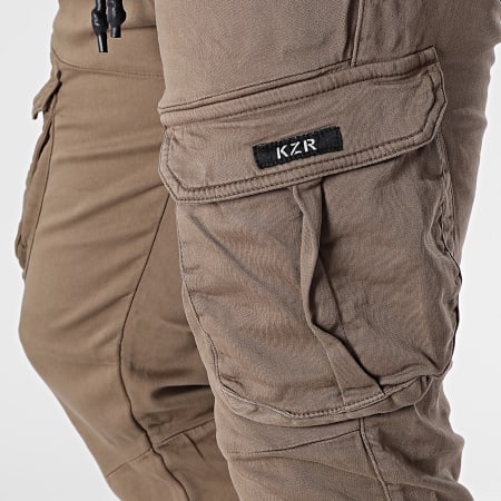 KZR - Pantalones cargo marrones