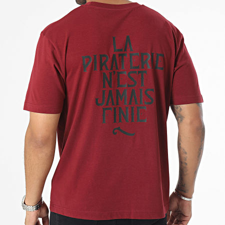 La Piraterie - Camiseta oversize LPNJF Burdeos Negra