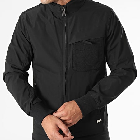 Zelys Paris - Set giacca e pantaloni cargo neri
