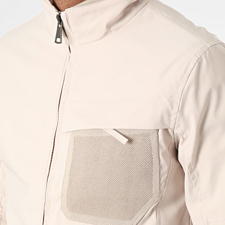 Zelys Paris - Set giacca e pantaloni cargo beige