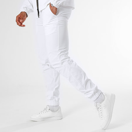 LBO - Set giacca con zip e pantaloni da jogging 1070521 Bianco
