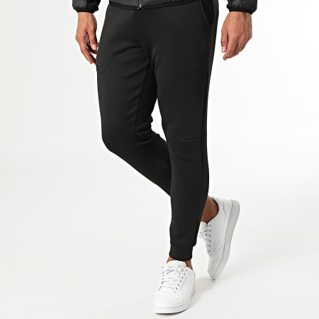 LBO - Set piumino con cappuccio e pantaloni da jogging 1070 nero