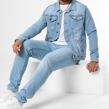 LBO - Set giacca e jeans regular fit 2613 3077 Denim Wash Blue