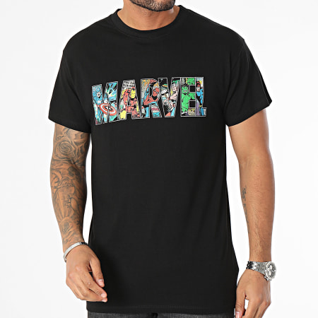 Marvel - Camiseta MEGMARCTS073 Negro