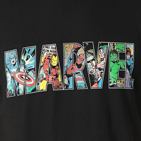 Marvel - Camiseta MEGMARCTS073 Negro