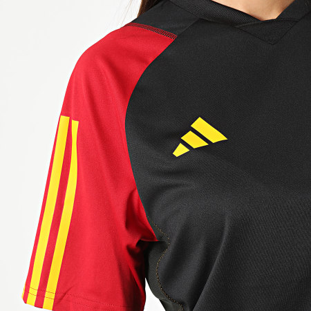 Adidas Performance - AS Roma IR0282 Camiseta negra a rayas