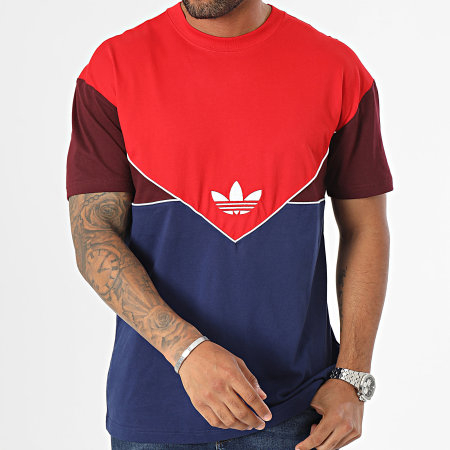 Adidas Originals - Camiseta C IM2092 Rojo Marrón Azul Marino