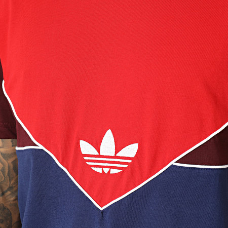 Adidas Originals - Tee Shirt C IM2092 Rouge Marron Bleu Marine
