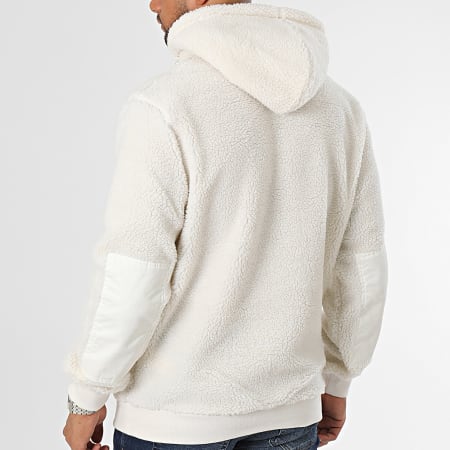 Sweat à Capuche Polaire Gap - Blanc Cassé - Taille S/UK8-10 - Occasion Très Bon état