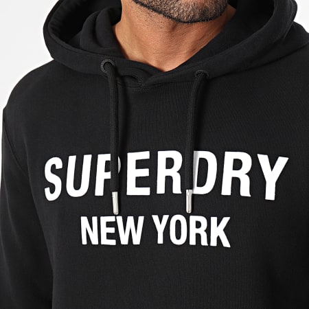Superdry - Luxury Sport Hoody Negro