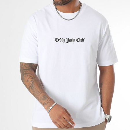 Teddy Yacht Club - Camiseta Oversize Grande Damier Paris Rosa Blanco