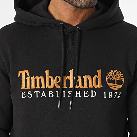 Timberland - Felpa con cappuccio Established 1973 Nero