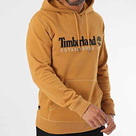 Timberland - Fondata nel 1973 Felpa con cappuccio color cammello