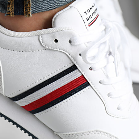 Tommy Hilfiger - Baskets Core Low Runner 4834 White Red White Blue