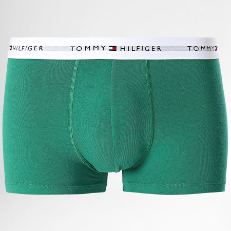 Tommy Hilfiger - Set De 3 Boxers 2761 Burdeos Verde Negro