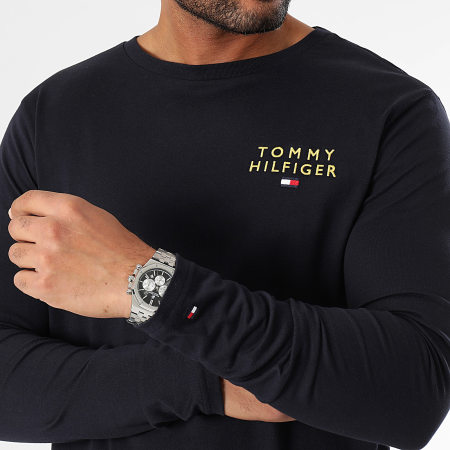 Tommy Hilfiger - Tee Shirt Manches Longues 3067 Bleu Marine