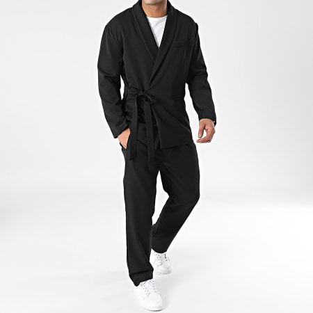 Uniplay - Conjunto de chaqueta y pantalón negro
