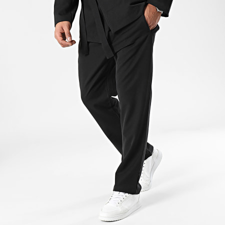 Uniplay - Conjunto de chaqueta y pantalón negro