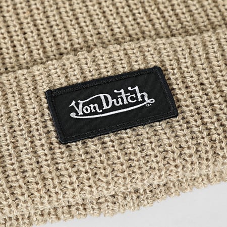 Bonnet Von Dutch Homme & Femme | Taille Unique, Revers Long | 100% Acrylique Doux Et Chaud | Couleurs : Noir, Rose, Bleu Marine, Vert Kaki