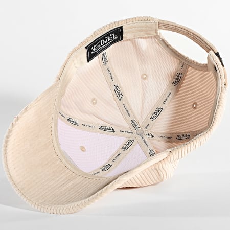Gorra Von Dutch Trucker - Ajustable Unisex (clásica Beige/negra)