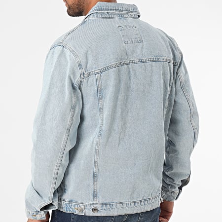 2Y Premium - Giacca di jeans con lavaggio blu