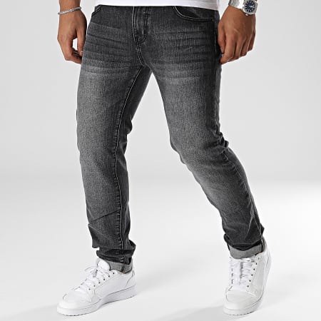 Classic Series - Jean Regular Fit Gris Anthracite Chiné
