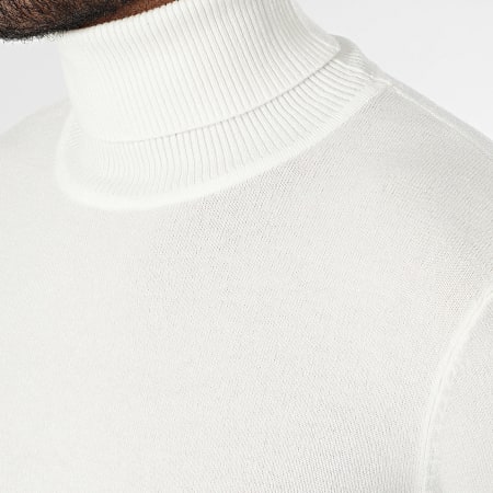 KZR - Jersey blanco de cuello alto