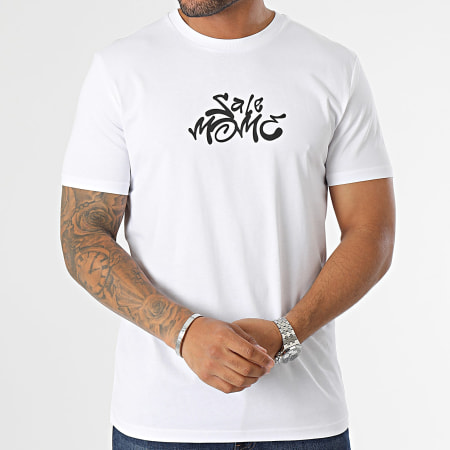 Sale Môme Paris - Tee Shirt Nounours Graffiti Head Blanc