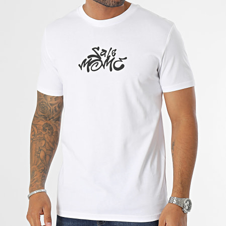 Sale Môme Paris - Tee Shirt Nounours Graffiti Head Blanc