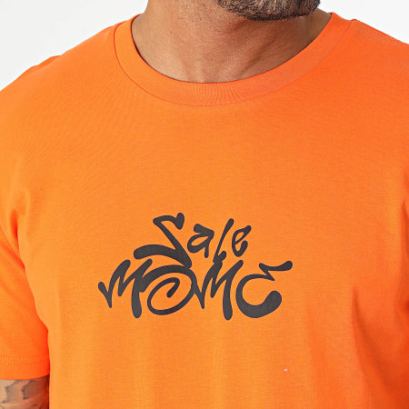 Sale Môme Paris - Camiseta Graffiti Head Orange Teddy