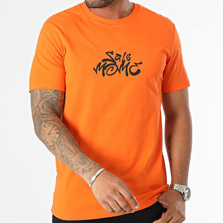 Sale Môme Paris - Camiseta Graffiti Head Orange Teddy