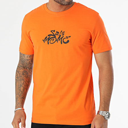 Sale Môme Paris - Tee Shirt Nounours Graffiti Head Orange