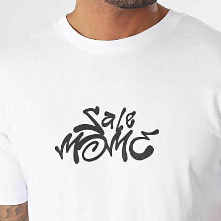 Sale Môme Paris - Gorilla Graffiti Head Camiseta Blanco