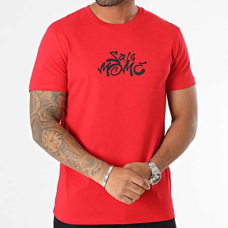 Sale Môme Paris - Tee Shirt Gorille Graffiti Head Rouge