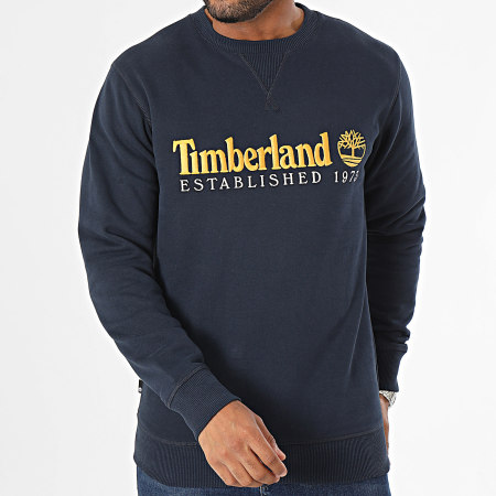 Timberland - Established 1973 Sudadera cuello redondo A65DD Azul marino