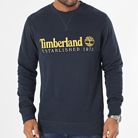 Timberland - Established 1973 Sudadera cuello redondo A65DD Azul marino