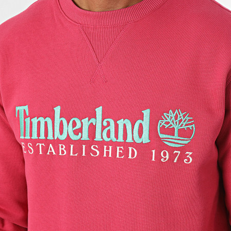 Timberland - Established 1973 Sudadera cuello redondo A65DD Rosa Fucsia
