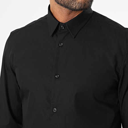Antony Morato - Camisa de manga larga MMSL00628 Negro
