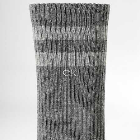 Calvin Klein - Lote de 2 pares de calcetines 701218711 Gris jaspeado