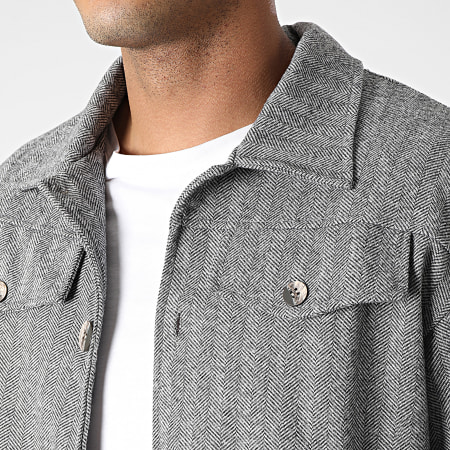 Aarhon - Set giacca e pantaloni grigio erica