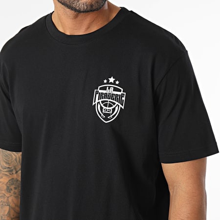 La Piraterie - Oversize All Star Camiseta Negro Blanco
