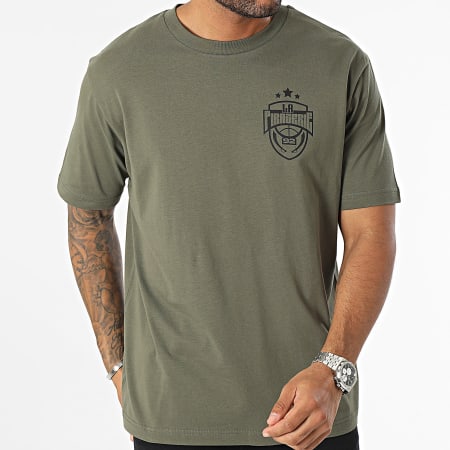 La Piraterie - Camiseta oversize All Star Verde Caqui Negra
