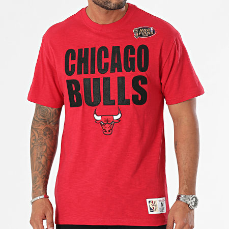 Mitchell and Ness - Tee Shirt Chicago Bulls Rouge