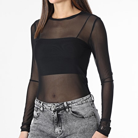 Noisy May - Top Manches Longues Femme Judith Noir