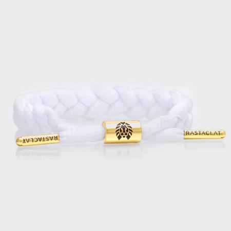 Rastaclat - Bracelet Zion II Blanc Doré