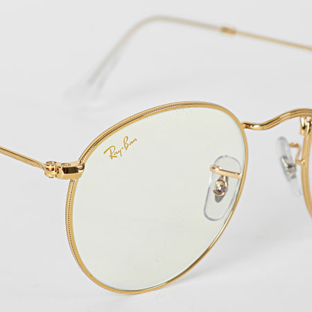 Ray-Ban - Lunettes Round Metal RB3447 Doré
