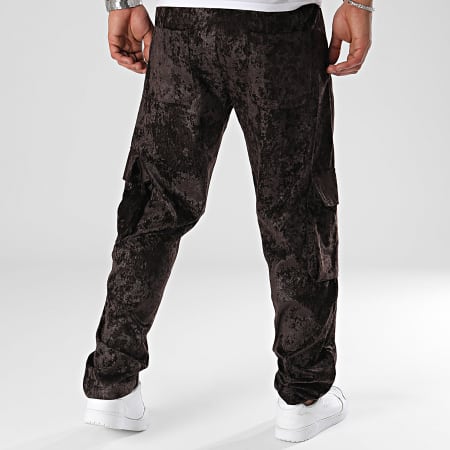 2Y Premium - Pantalones cargo marrones